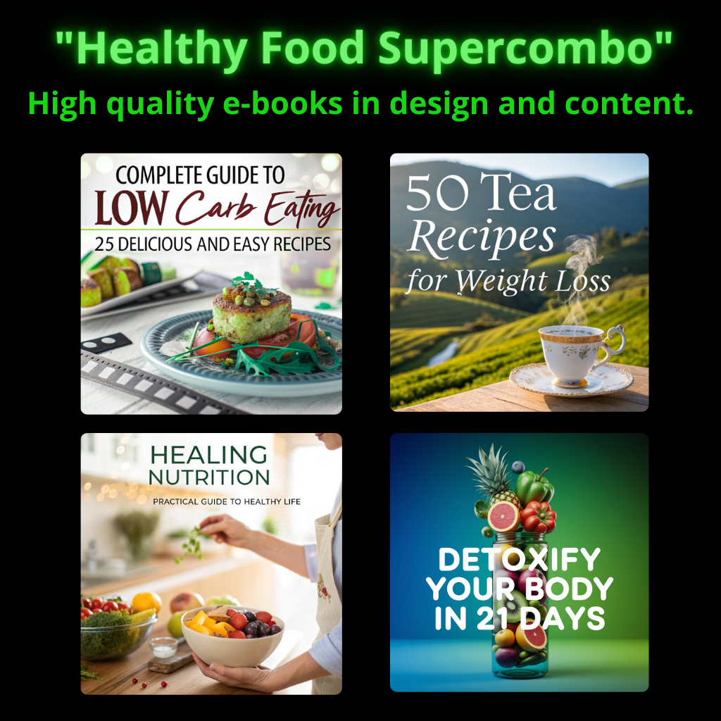 "Super Healthy Eating Combo" 4 E-books to help you lose weight